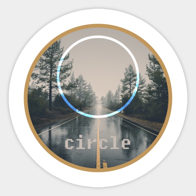 Circle Sticker by Danion